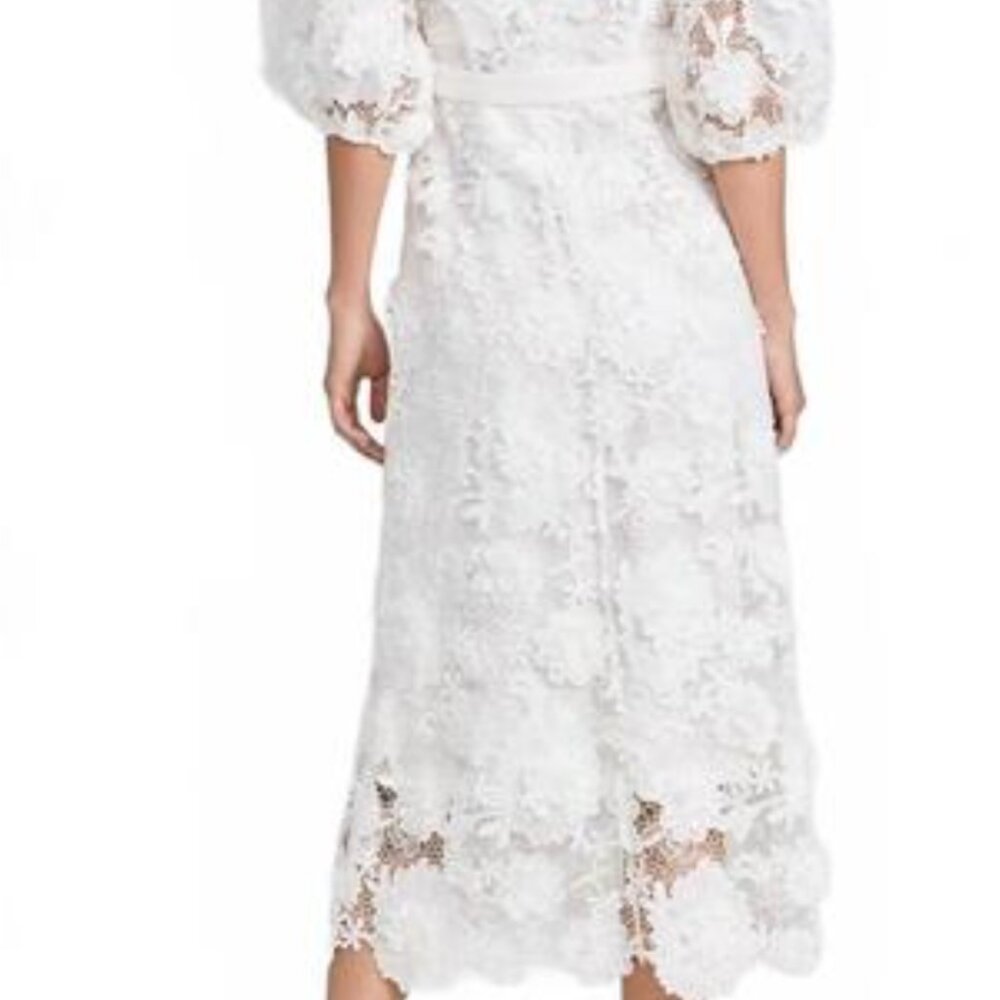Zimmermann Halliday White Lace Dress - SIZE 2 (6-8) - Picture 3 of 7